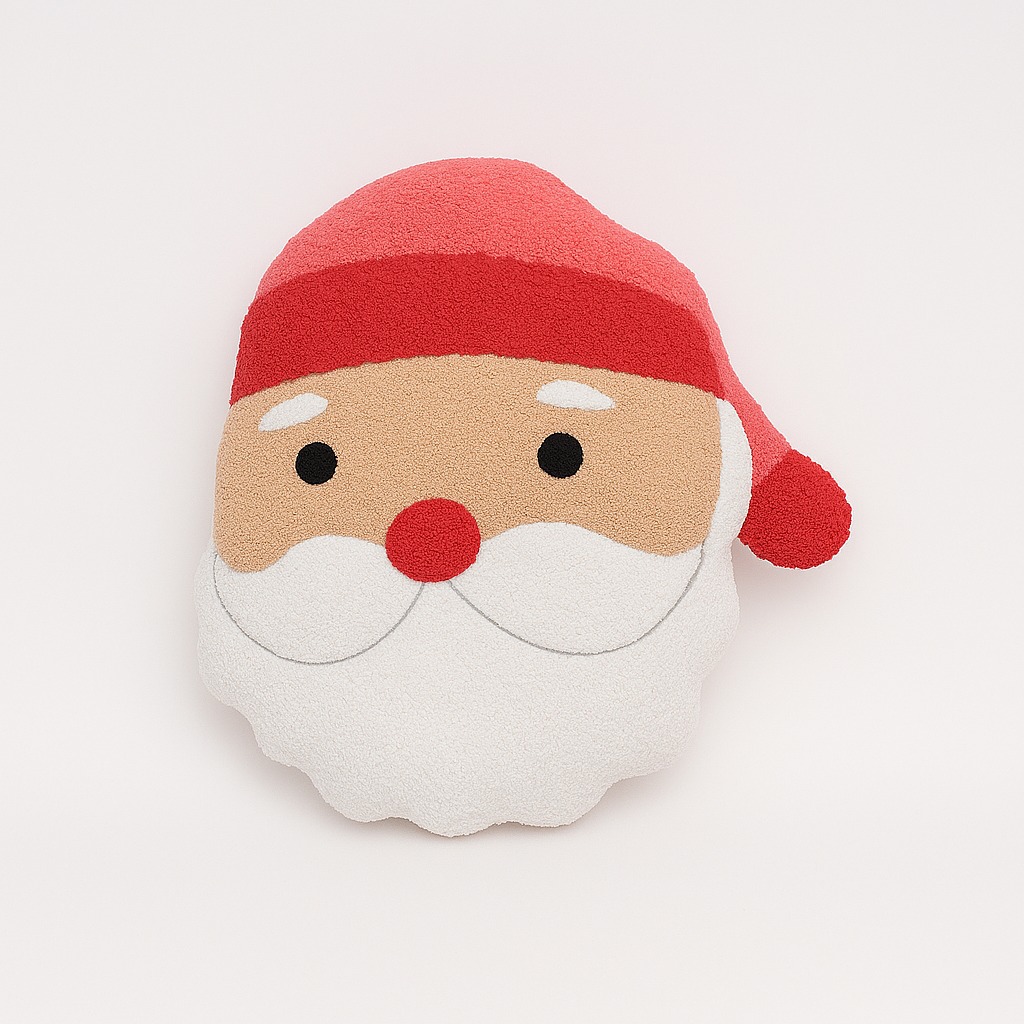 Santa Face Pillow