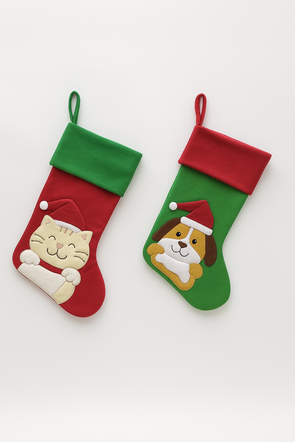Cat and Dog Stockings (Set of 2)