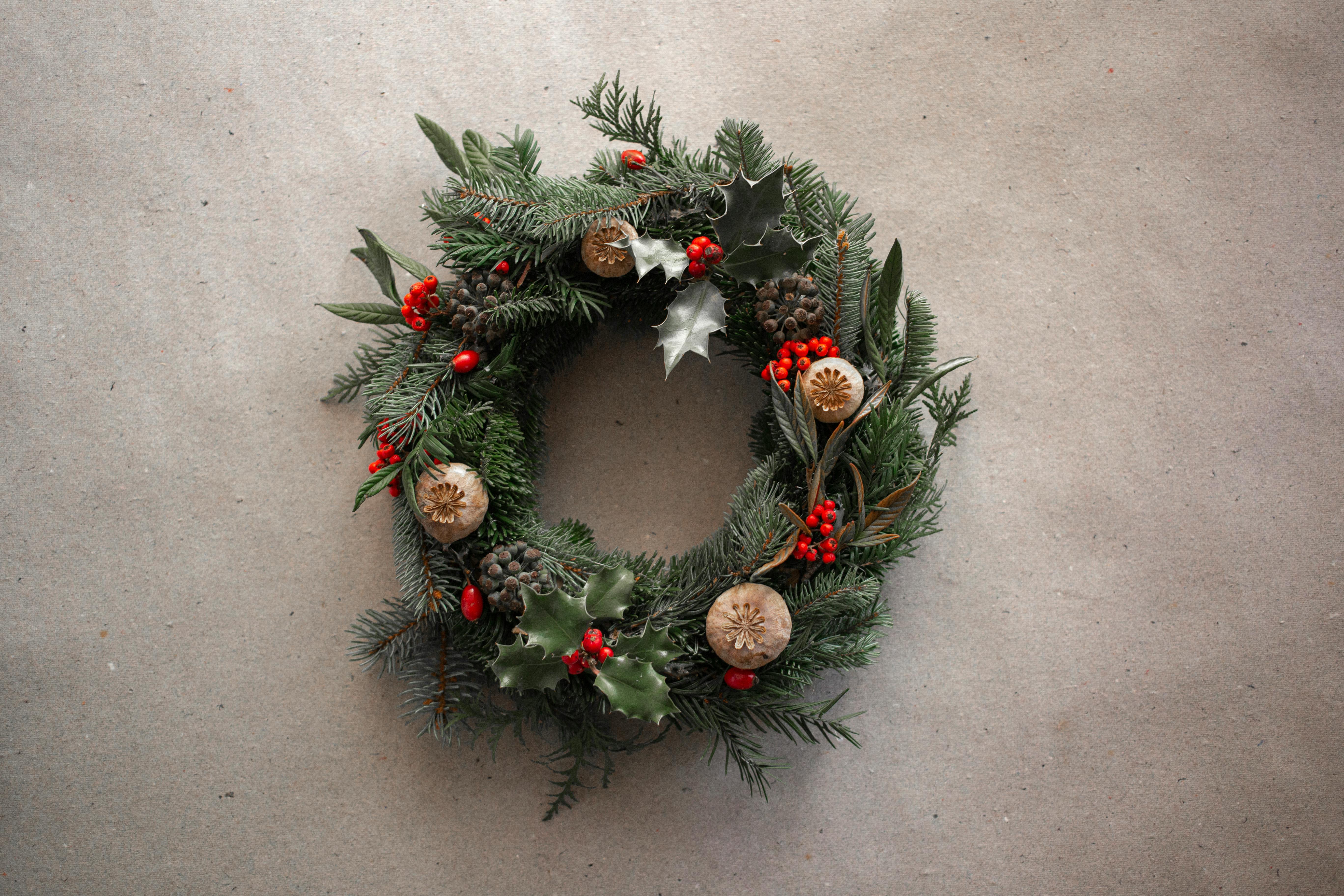 Pine and Berries Wreath